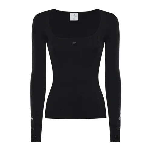 Knitwear > Round-neck Knitwear - - Courrèges - Modalova