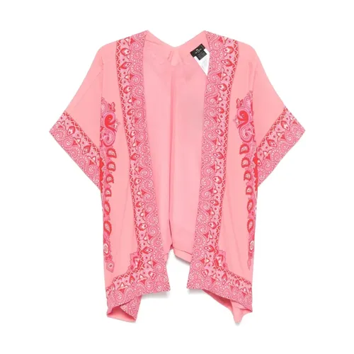 Etro - Jackets > Capes - Pink - Etro - Modalova