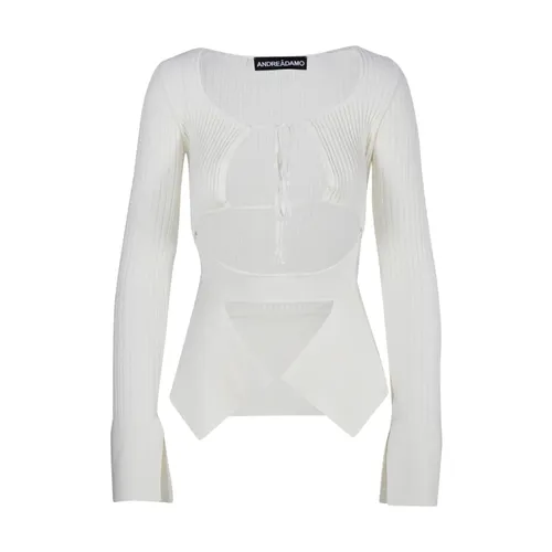 Tops > Long Sleeve Tops - - Andrea Adamo - Modalova