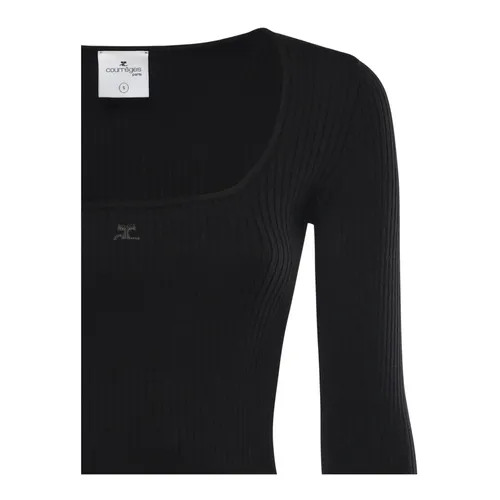 Knitwear > Round-neck Knitwear - - Courrèges - Modalova