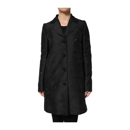 Coats > Single-Breasted Coats - - Dolce & Gabbana - Modalova