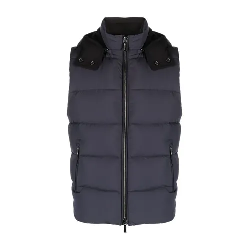 Moorer - Jackets > Vests - Blue - Moorer - Modalova
