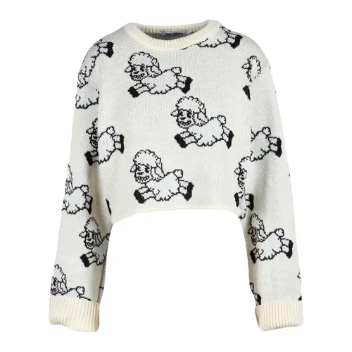Knitwear > Round-neck Knitwear - - White - Modalova