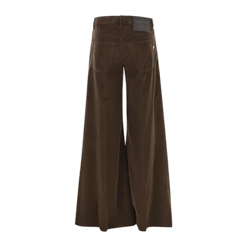 Trousers > Wide Trousers - - Dondup - Modalova