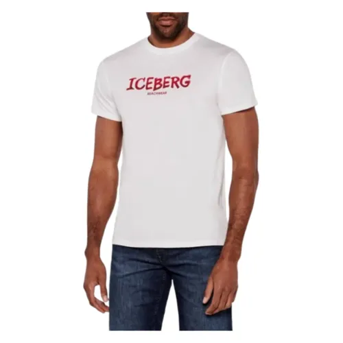 Iceberg - Tops > T-Shirts - White - Iceberg - Modalova