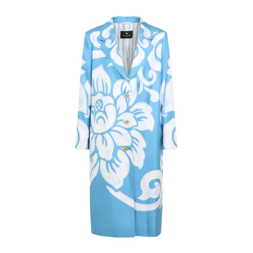 Coats > Single-Breasted Coats - - Etro - Modalova