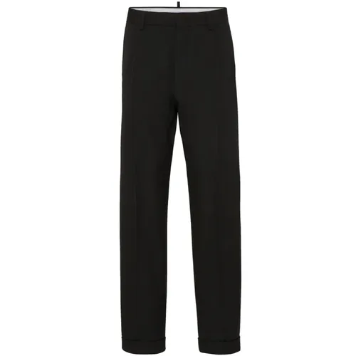 Trousers > Straight Trousers - - Dsquared2 - Modalova