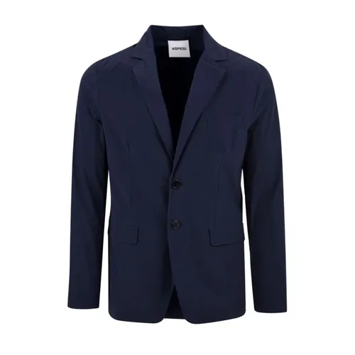 Aspesi - Jackets > Blazers - Blue - Aspesi - Modalova