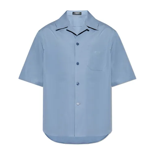 Shirts > Short Sleeve Shirts - - Versace - Modalova