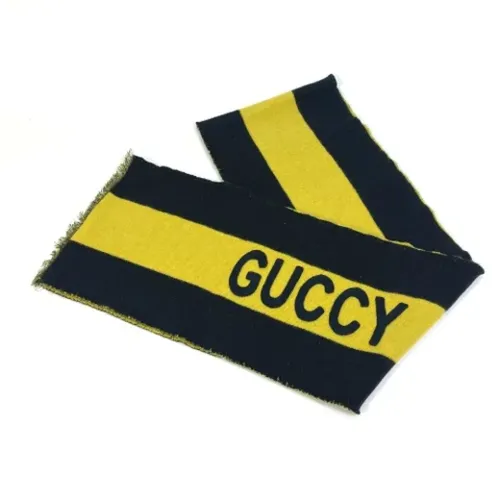 Pre-owned > Pre-owned Accessories > Pre-owned Scarves - - Gucci Vintage - Modalova
