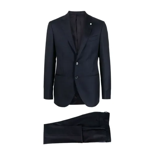 Suits > Suit Sets > Single Breasted Suits - - Luigi Bianchi Mantova - Modalova