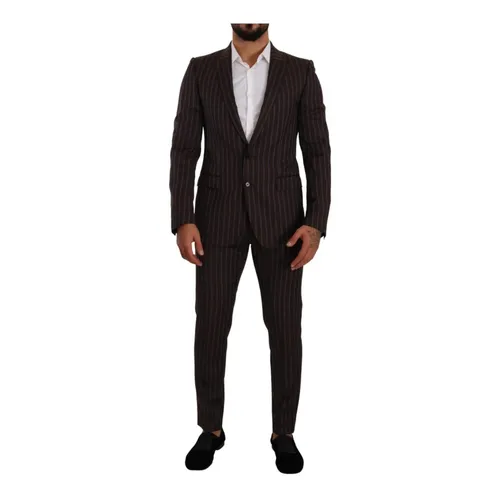 Suits > Suit Sets > Single Breasted Suits - - Dolce & Gabbana - Modalova