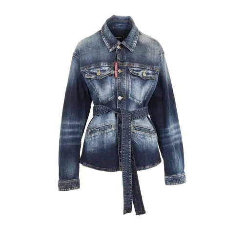 Jackets > Denim Jackets - - Dsquared2 - Modalova