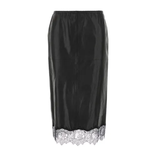 Skirts > Leather Skirts - - Blumarine - Modalova