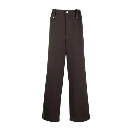 Trousers > Wide Trousers - - Burberry - Modalova