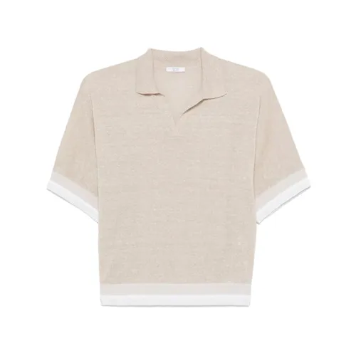 Knitwear > V-neck Knitwear - - Peserico - Modalova