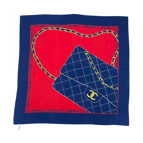 Pre-owned > Pre-owned Accessories > Pre-owned Scarves - - Chanel Vintage - Modalova