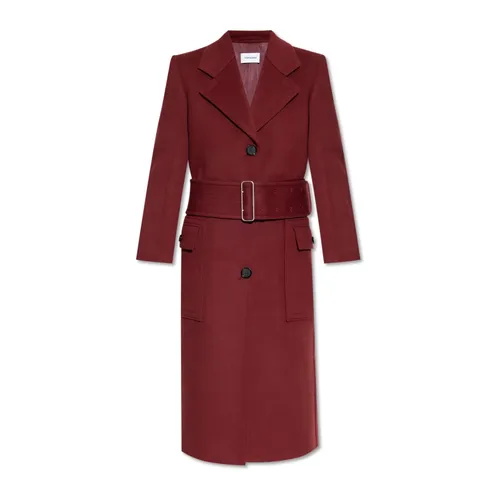 Coats > Single-Breasted Coats - - Ferragamo - Modalova