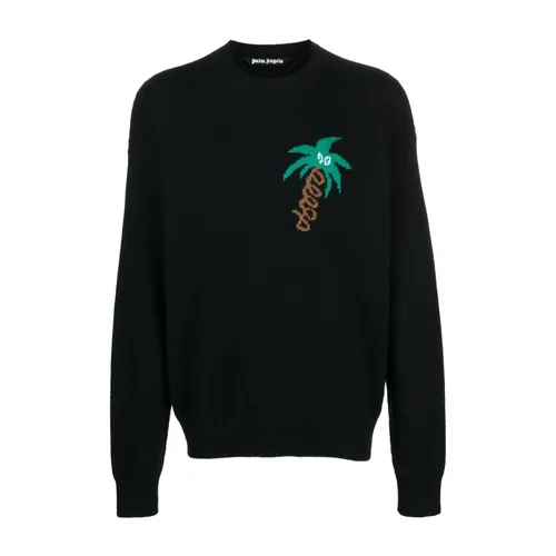 Knitwear > Round-neck Knitwear - - Palm Angels - Modalova