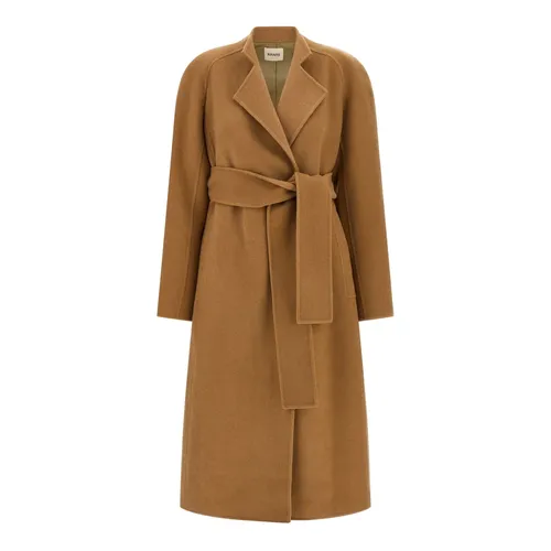 Coats > Belted Coats - - Khaite - Modalova