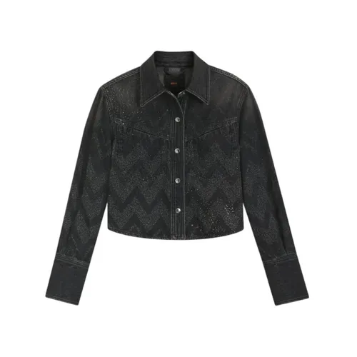 Jackets > Denim Jackets - - Hugo - Modalova