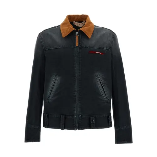 Jackets > Denim Jackets - - Marni - Modalova