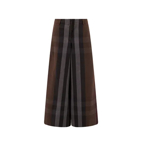 Trousers > Wide Trousers - - Burberry - Modalova