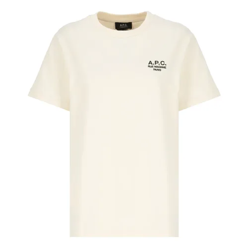 A.p.c. - Tops > T-Shirts - Beige - A.p.c. - Modalova