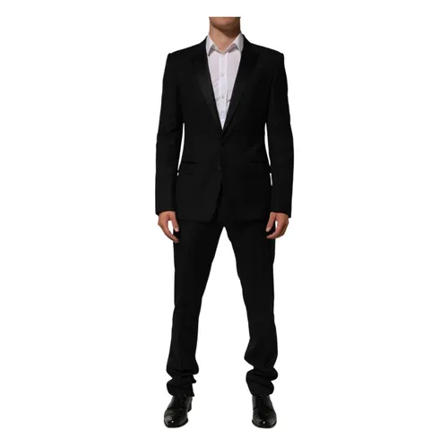 Suits > Suit Sets > Single Breasted Suits - - Dolce & Gabbana - Modalova