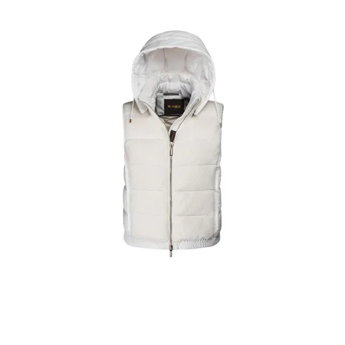 Moorer - Jackets > Vests - White - Moorer - Modalova
