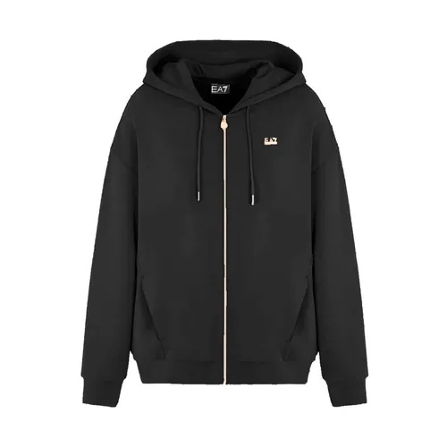Sweatshirts & Hoodies > Zip-throughs - - Emporio Armani EA7 - Modalova