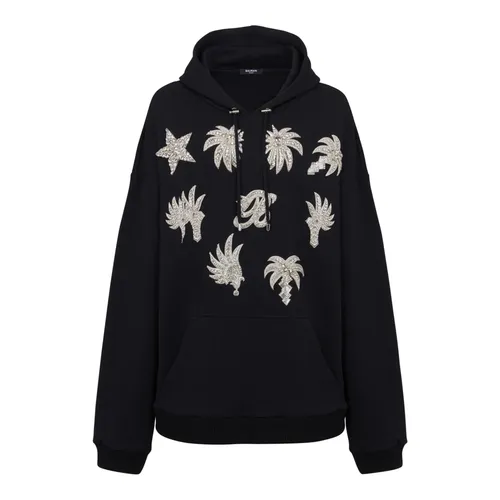 Sweatshirts & Hoodies > Hoodies - - Balmain - Modalova