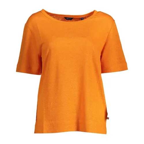Gant - Tops > T-Shirts - Orange - Gant - Modalova
