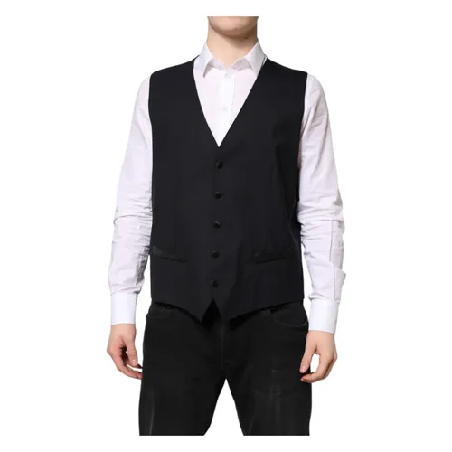 Suits > Suit Vests - - Dolce & Gabbana - Modalova