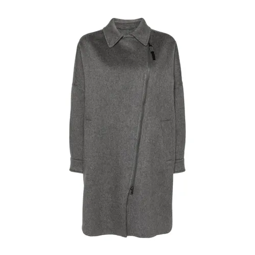 Coats > Single-Breasted Coats - - Brunello Cucinelli - Modalova