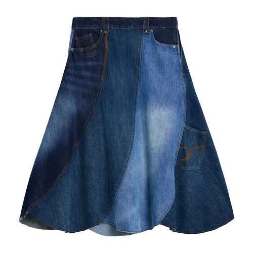 Skirts > Denim Skirts - - Desigual - Modalova