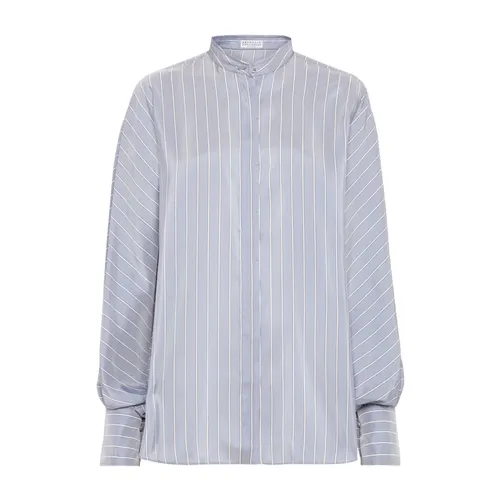 Blouses & Shirts > Shirts - - Brunello Cucinelli - Modalova