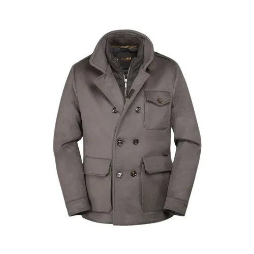 Coats > Double-Breasted Coats - - Moorer - Modalova