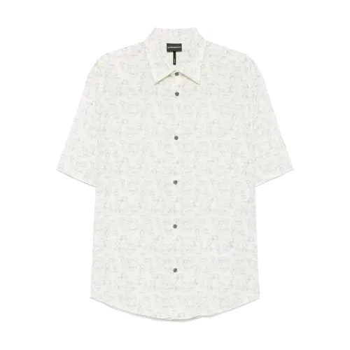 Shirts > Short Sleeve Shirts - - Emporio Armani - Modalova