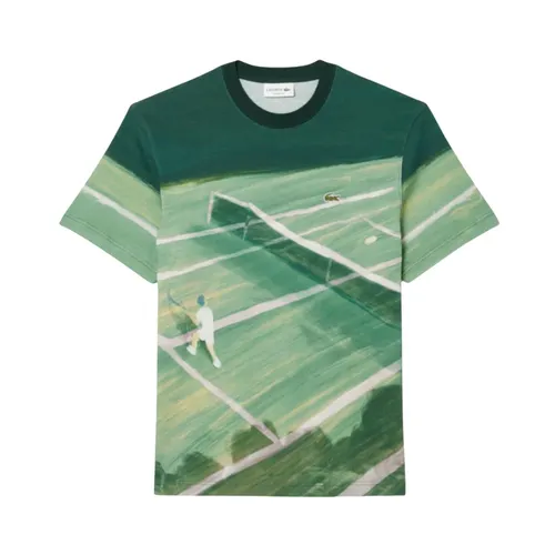 Lacoste - Tops > T-Shirts - Green - Lacoste - Modalova