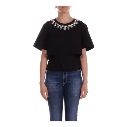 Blugirl - Tops > T-Shirts - Black - Blugirl - Modalova