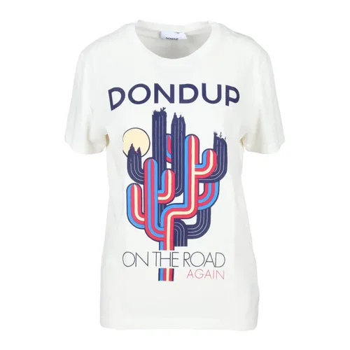 Dondup - Tops > T-Shirts - White - Dondup - Modalova