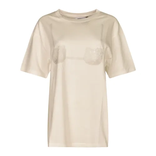 Gcds - Tops > T-Shirts - Beige - Gcds - Modalova