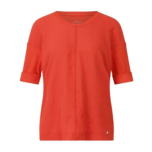 Marc Cain - Tops > T-Shirts - Red - Marc Cain - Modalova