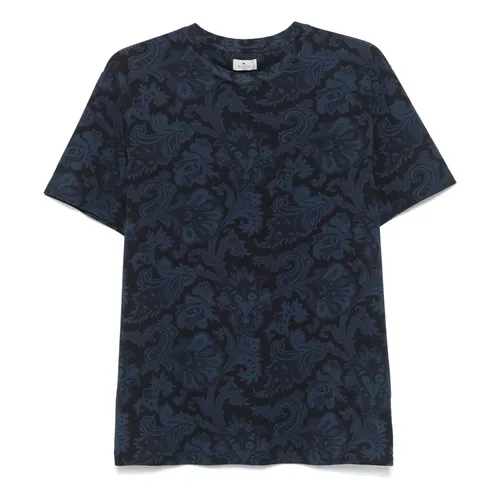Etro - Tops > T-Shirts - Blue - Etro - Modalova