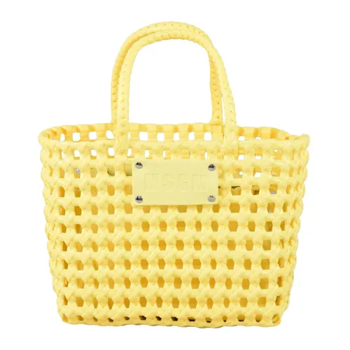 Msgm - Bags > Tote Bags - Yellow - Msgm - Modalova