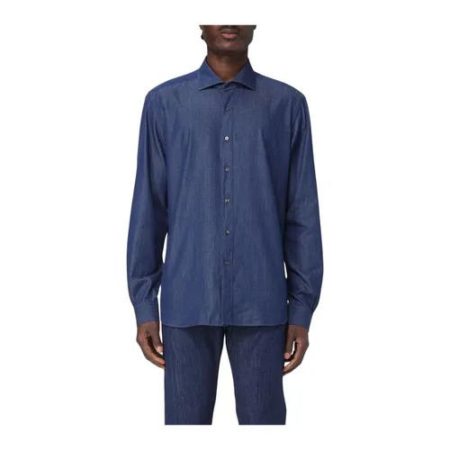 Shirts > Denim Shirts - - Fay - Modalova