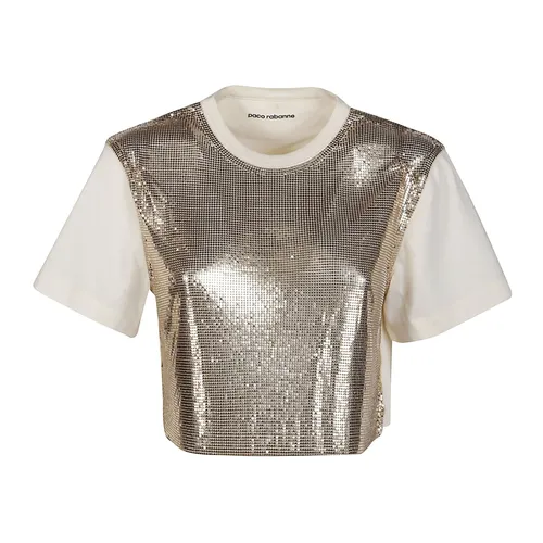 Rabanne - Tops > T-Shirts - Brown - Rabanne - Modalova