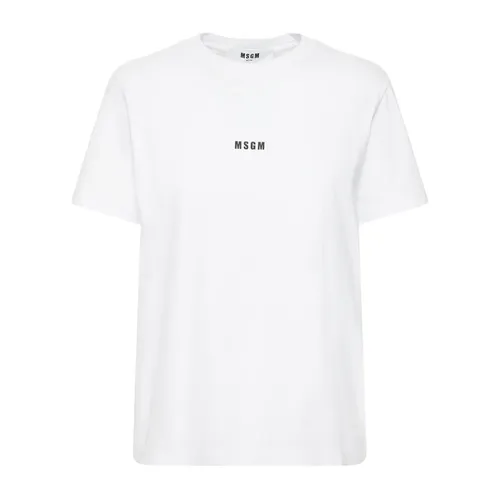Msgm - Tops > T-Shirts - White - Msgm - Modalova