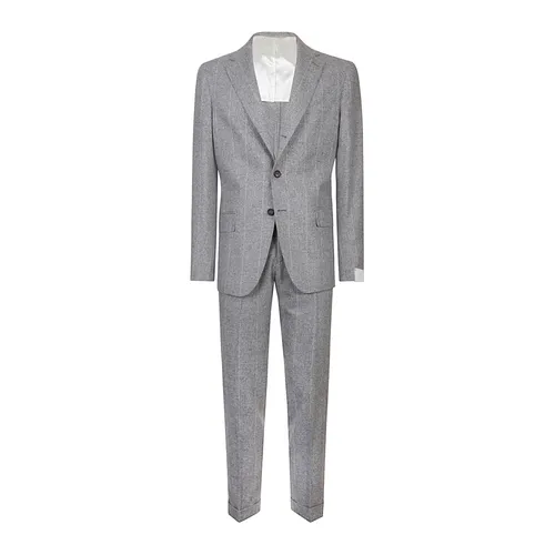 Suits > Suit Sets > Single Breasted Suits - - Eleventy - Modalova